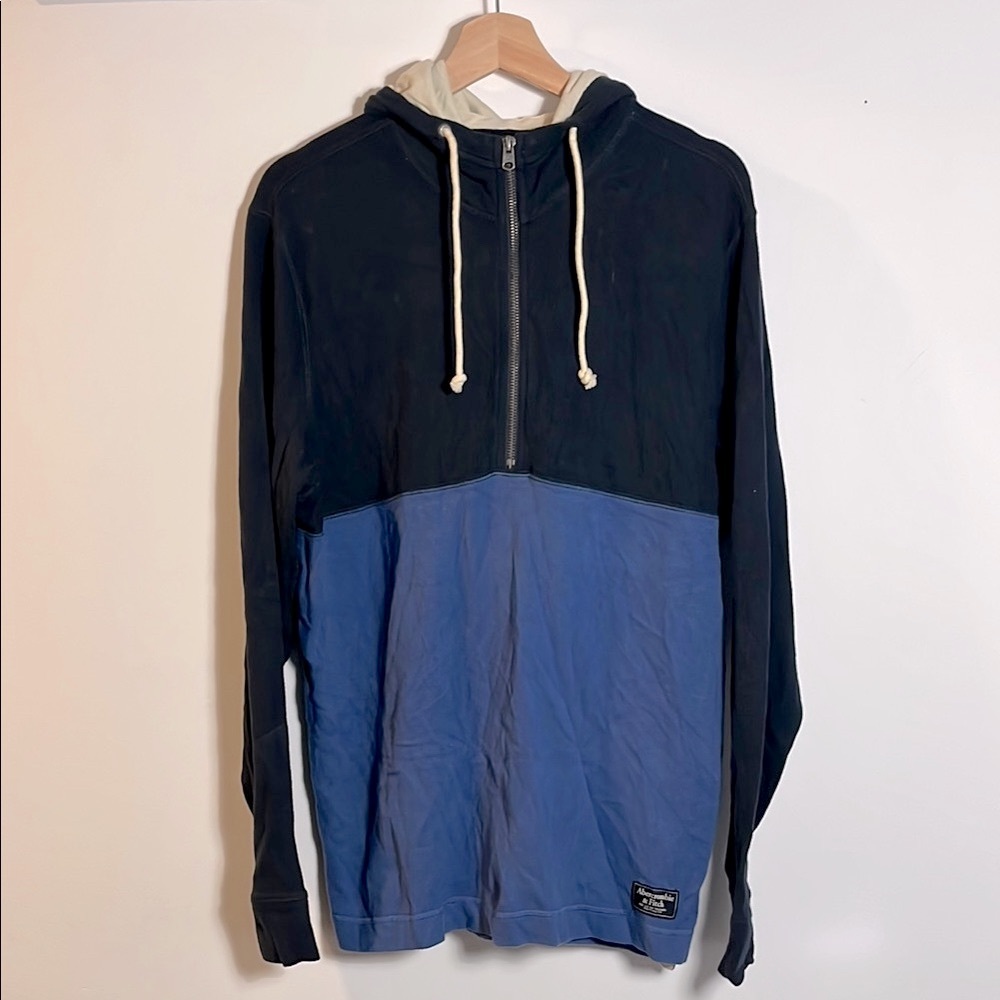 Abercrombie & Fitch Men's Hoodie - Navy & Blue